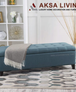 onyx bench, storage bench, luxury furniture interior, aksa living furniture