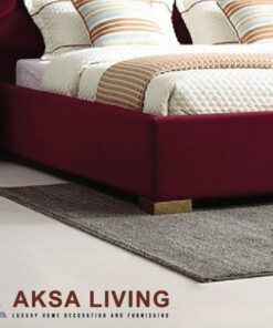 red rose bed, luxury furniture indonesia, aksa living furniture