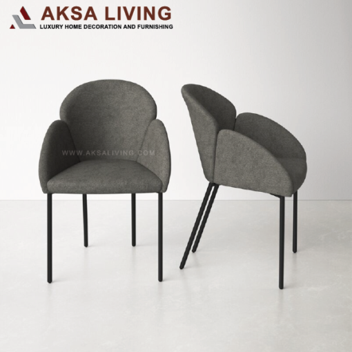 bernadette dinning chair, aksa living furniture, luxury furniture decor