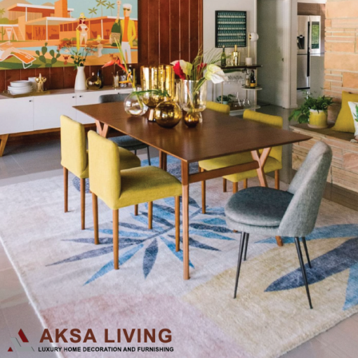 tuscany dinning table, aksa living furniture, luxury furniture decor