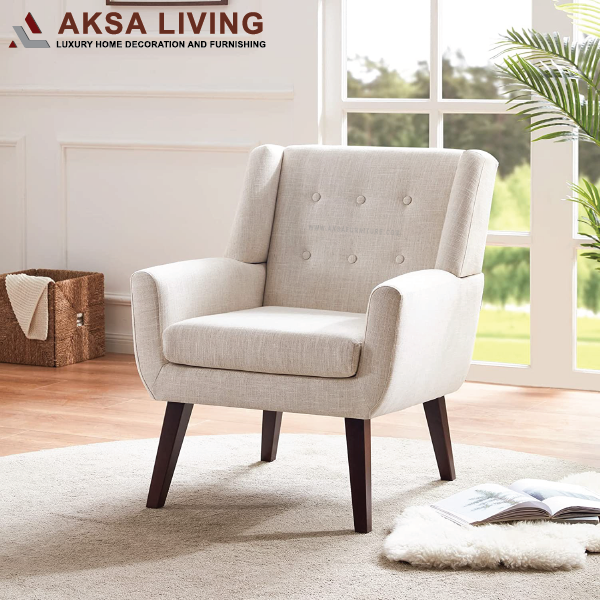 archie accent chair, aksa living furniture, luxury furniture decor