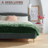emerald bed, aksa living furniture, luxury home decor