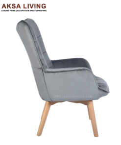 johnie accent chair, aksa living furniture, luxury furniture decor