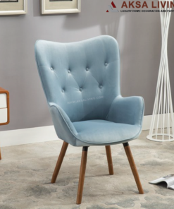 jessie accent chair, aksa living, luxury furniture decor