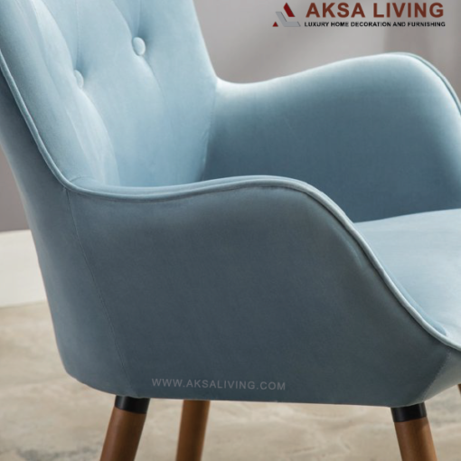 jessie accent chair, aksa living, luxury furniture decor