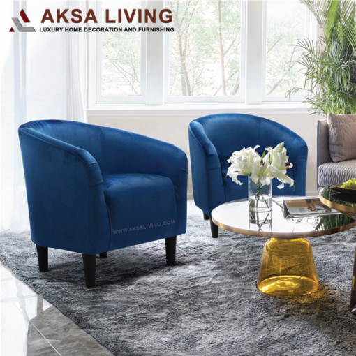 matheus accent chair, aksa living, luxury furniture decor