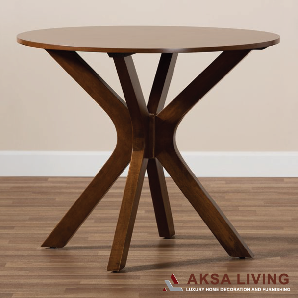 arfa brown dinning table, aksa living, luxury furniture decor