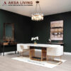moffet dinning table, aksa living furniture, luxury furniture decor