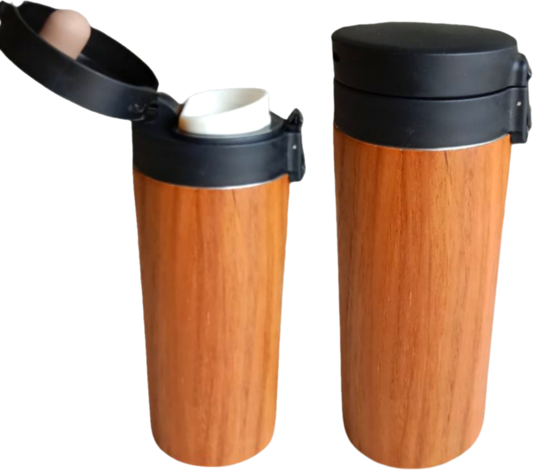 wooden thermos