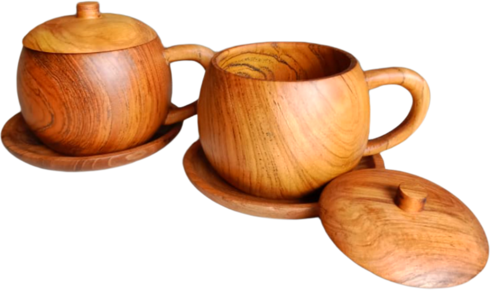 wooden mug